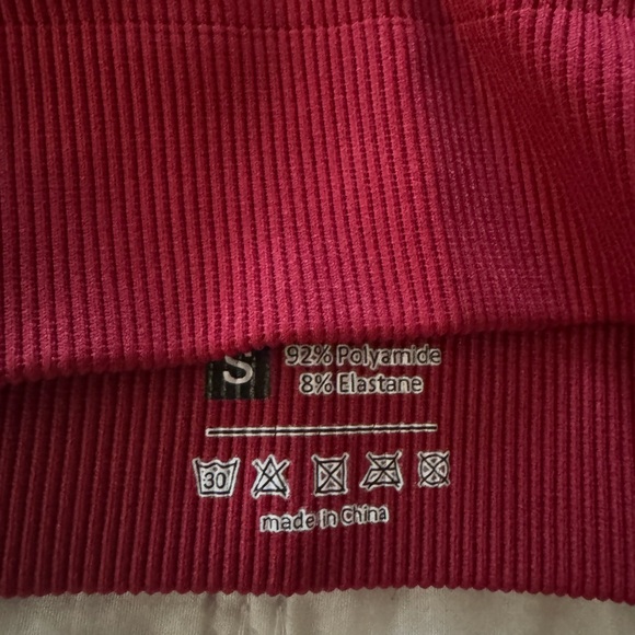 Amazon Essentials Red Ribbed Two-Piece Set - Picture 3 of 4